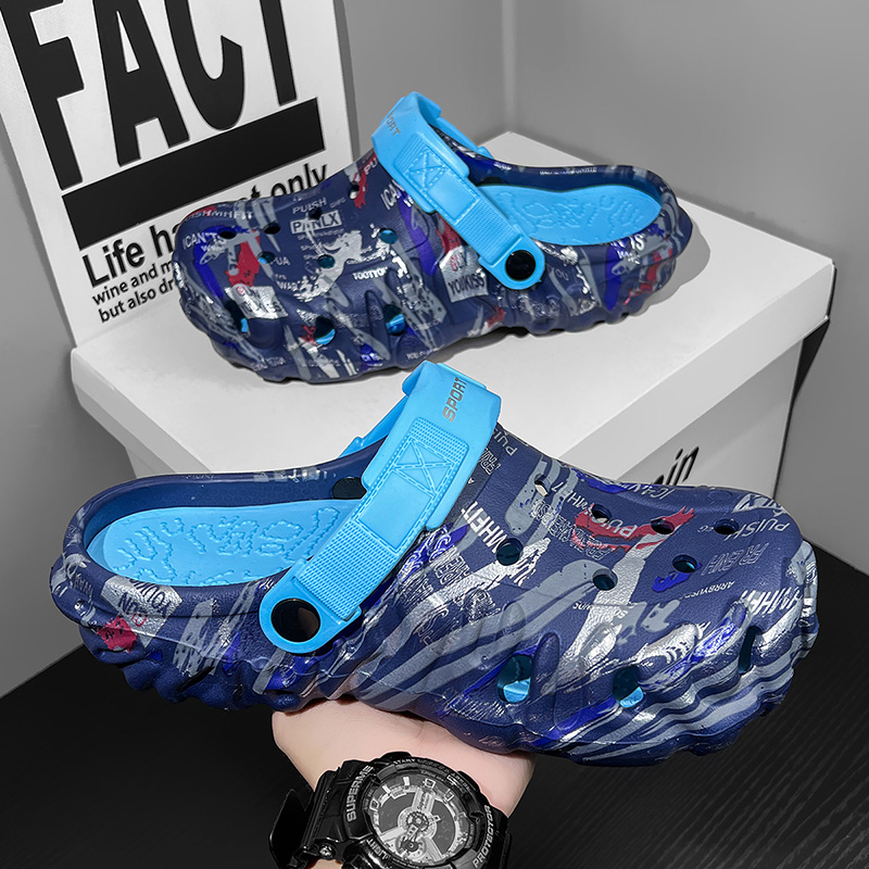 Large Size Men's Outdoor Fishi - Outdoor Camping Slippers avaliação e preço