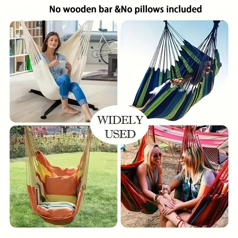Hammock Chair Hanging Swing Se - Camping Outdoor Or Indoor avaliação e preço