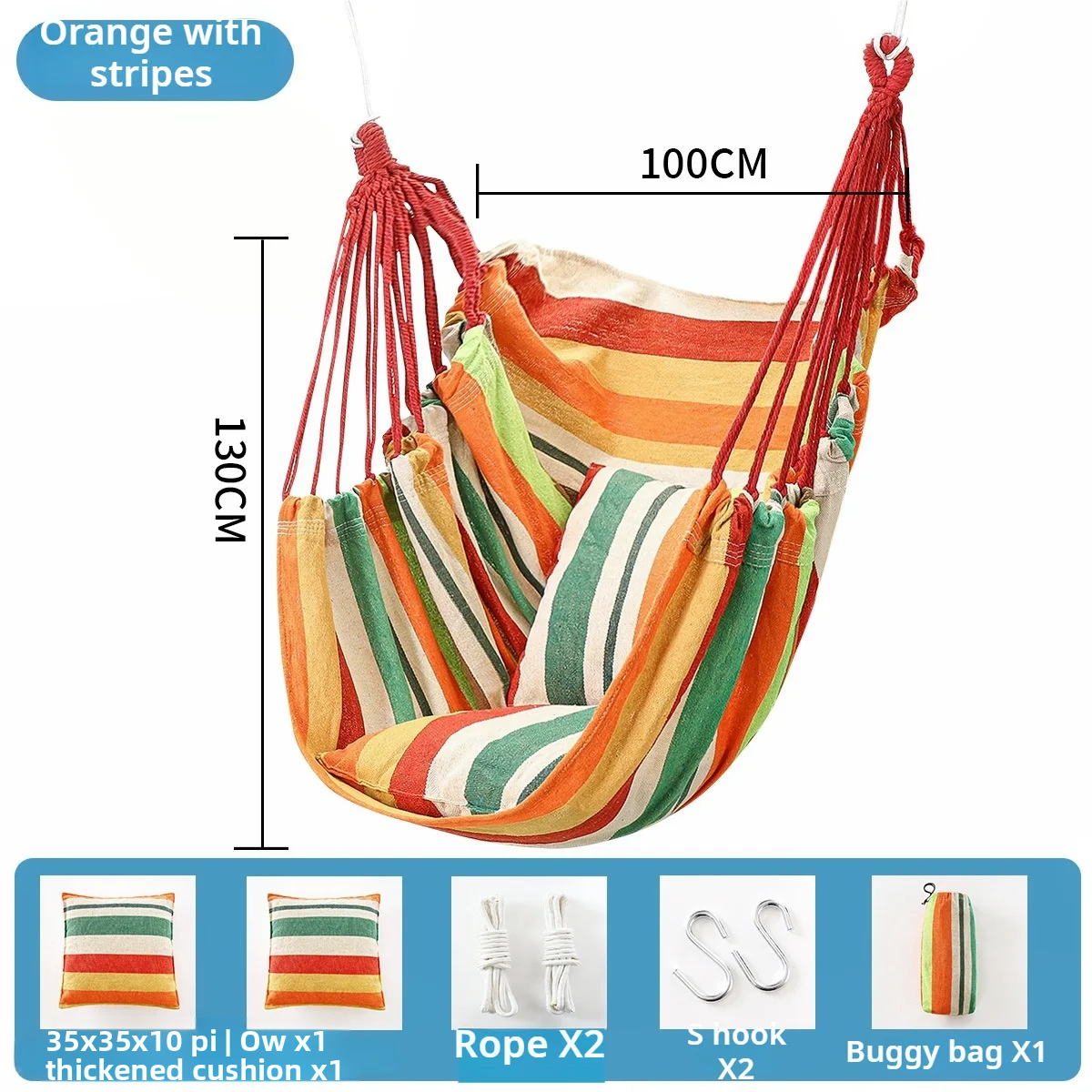 Hammock Chair Hanging Swing Se - Camping Outdoor Or Indoor avaliação e preço